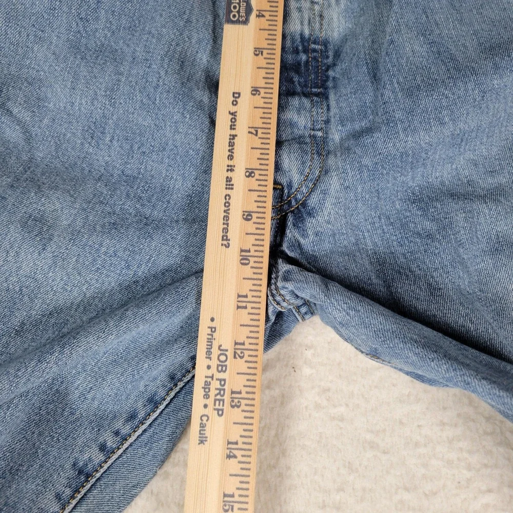 Levi's 501 Jeans Mens‎ 36x30 Light Wash Blue Straight Leg Button Fly Denim